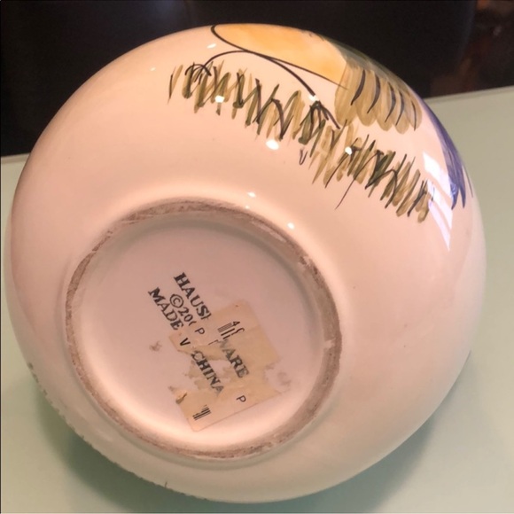 Hand-Painted Rooster Ceramic Pitcher - Picture 6 of 6